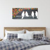 Toile mur en brique : mur en graffiti (Insitu(Chambre))