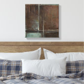 Toile Mur en brique rouge et gris (Insitu(Chambre))