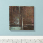 Toile Mur en brique rouge et gris (Insitu (Plancher de Bois))