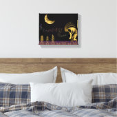Toile Mur Kokopelli Gold du Sud-Ouest (Insitu(Chambre))