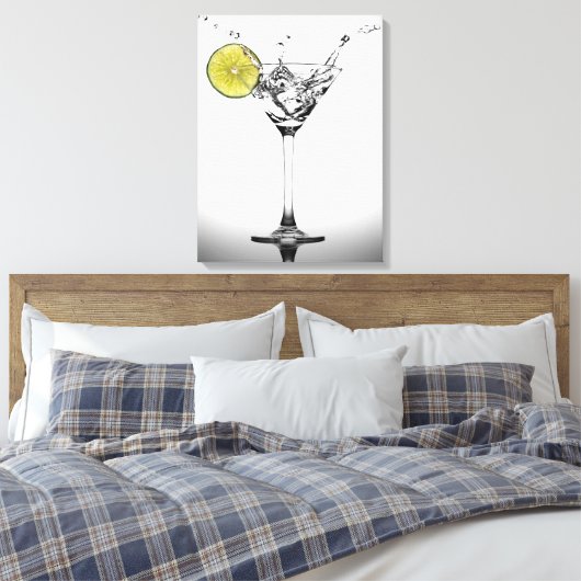Toile Mur "Martini and A Splash" (Insitu(Chambre))