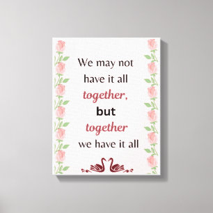Toile Mur romantique pour les couples - Décor parfait