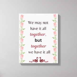 Toile Mur romantique pour les couples - Décor parfait