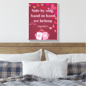 Toile Mur romantique pour les couples - Décor parfait (Insitu(Chambre))