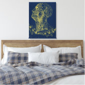 Toile murale anatomie de la tête et du cou (Insitu(Chambre))