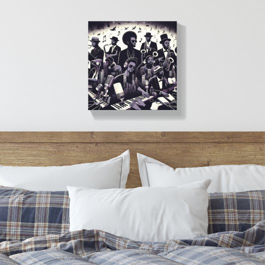 Toile murale "Harmonie dévoilée" (Insitu(Chambre))