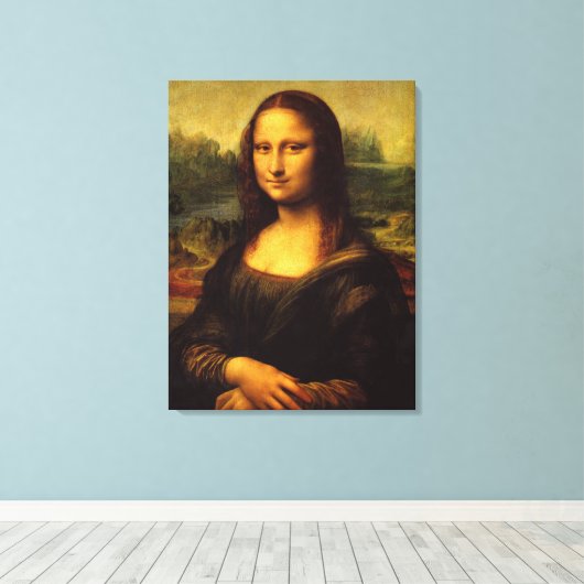 Toile murale Mona Lisa (Insitu (Plancher de Bois))