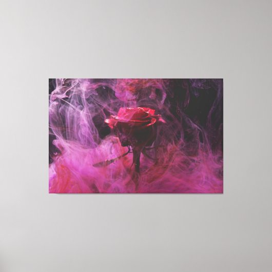 Toile murale Rose fumée (Recto)