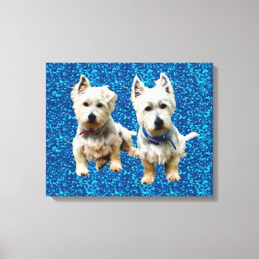 Toile murale Westies.. (Recto)