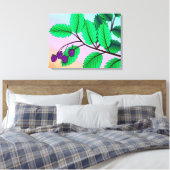 Toile Mûres sur une branche (Insitu(Chambre))