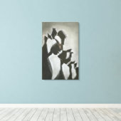 Toile Murmurations d'Ombre (Insitu (Plancher de Bois))