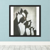 Toile Murmurations d'Ombre (Insitu (Plancher de Bois))