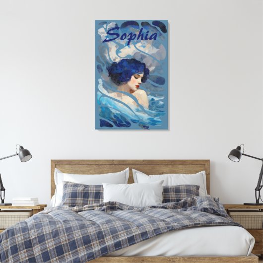 Toile Murmures de la Déesse de l'Océan (Insitu(Chambre))