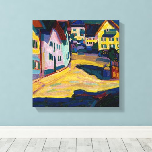 Toile Murnau Burggrabenstrasse 1 - Wassily Kandinsky (Insitu (Plancher de Bois))