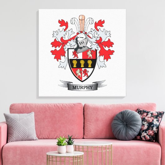 Toile Murphy Coat of Arms (Insitu(Salon))