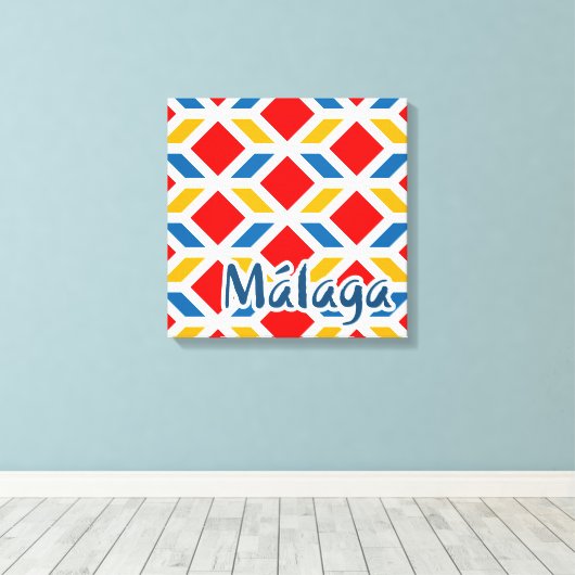 Toile Murs de rue de Malaga 2 (Insitu (Plancher de Bois))