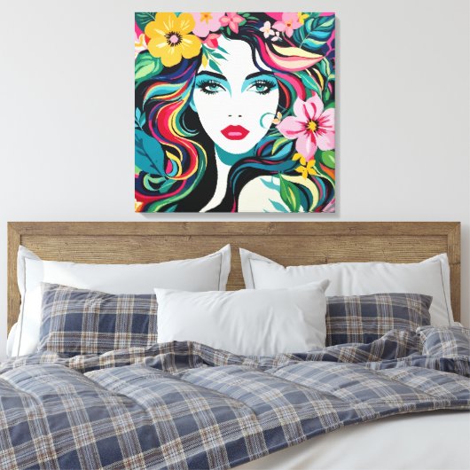 Toile Muse tropicale (Insitu(Chambre))