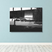 Toile Musée de l'Armée d'Athènes Grèce vintage (Insitu (Plancher de Bois))