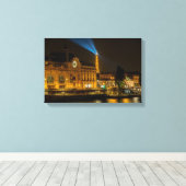 Toile Musée d'Orsay à Paris la nuit (Insitu (Plancher de Bois))