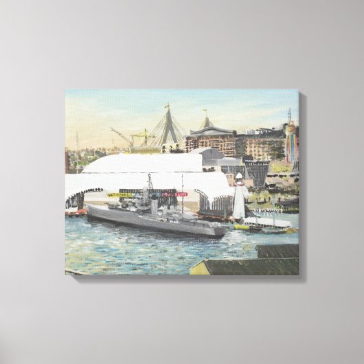 Toile Musée maritime de Sydney de l'Hotel Balcony. 1998 (Recto)