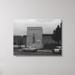 Toile Musée vintage de Bagdad en Irak