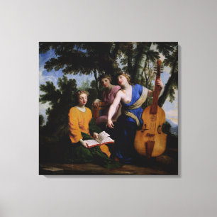 Toile Muses Melpomene, Erato et Polymnia, 1652-55