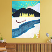 Toile Musher du matin (Insitu(Salon))