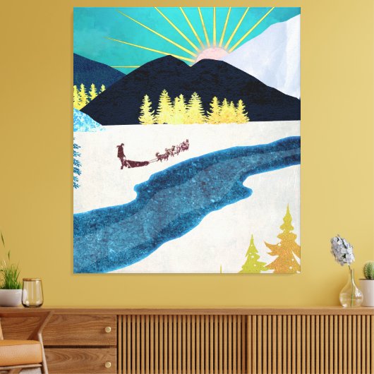 Toile Musher du matin (Insitu(Salon))