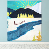 Toile Musher du matin (Insitu (Plancher de Bois))