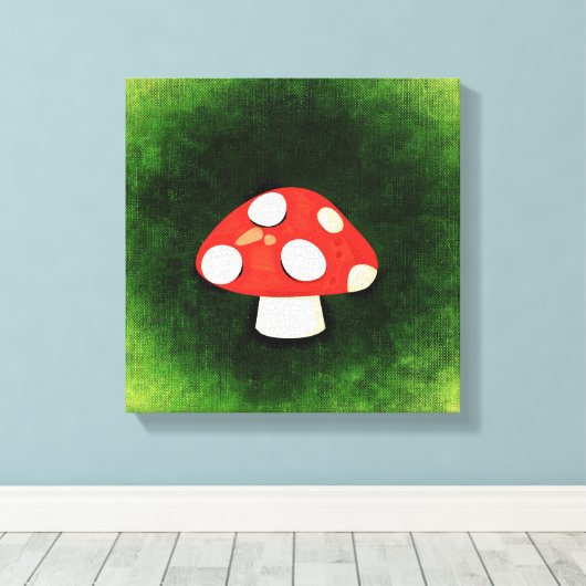 Toile Mushroom de Cute (Insitu (Plancher de Bois))