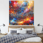 TOILE MUSIC AND COLOUR (Insitu(Chambre))