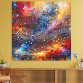 TOILE MUSIC AND COLOUR (Insitu(Salon))