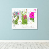 Toile Music Cosmos Garden (Insitu (Plancher de Bois))