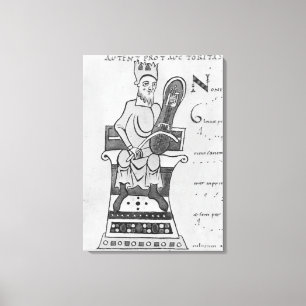 Toile Musicien jouant d'une croupe