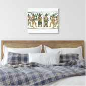 Toile Musiciens aztèques d'un compte de Aztec (Insitu(Chambre))