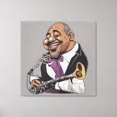 Toile musiciens de jazz (Recto)