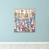 Toile Musiciens et danseurs (Insitu (Plancher de Bois))