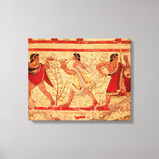 Toile Musiciens étrusques (Recto)