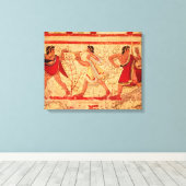 Toile Musiciens étrusques (Insitu (Plancher de Bois))