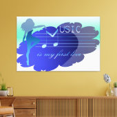 Toile Musique (Insitu(Salon))