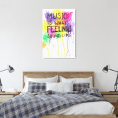 Toile Musique et sentiments (Insitu(Chambre))