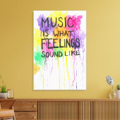 Toile Musique et sentiments (Insitu(Salon))
