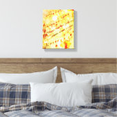 Toile Musique KRW Touches Sentiments Parchemin Canvas Ar (Insitu(Chambre))