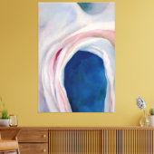 Toile Musique rose et bleu par O'Keeffe (Insitu(Salon))