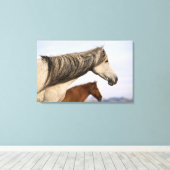 Toile Mustangs espagnols (Insitu (Plancher de Bois))