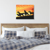 Toile Mustangs sauvages (Insitu(Chambre))