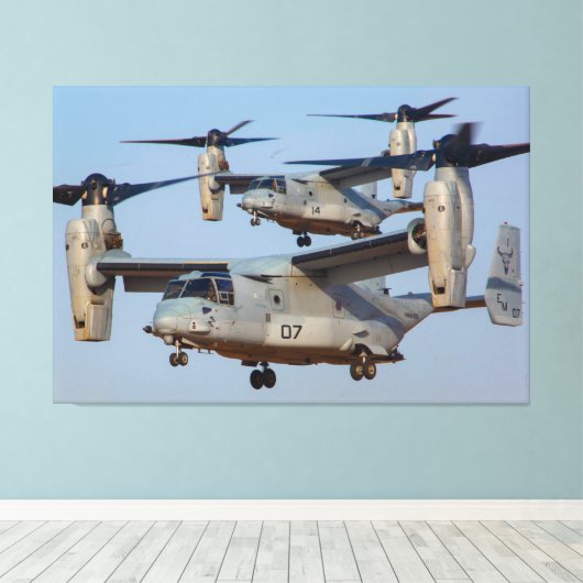 Toile MV-22B OSPREY 40x60 (Insitu (Plancher de Bois))