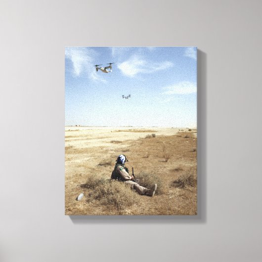 Toile MV-22B Ospreys survolent les hôpitaux de la marine (Recto)