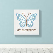 Toile My Butterfly Canvas Wall Art (Insitu (Plancher de Bois))