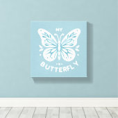 Toile My Butterfly Canvas Wall Art (Insitu (Plancher de Bois))